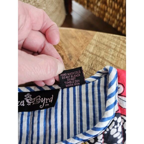 Liza Byrd The Madeline Reversible Quilted Jacket Women's Size L Scarlett Monkey - Picture 8 of 10